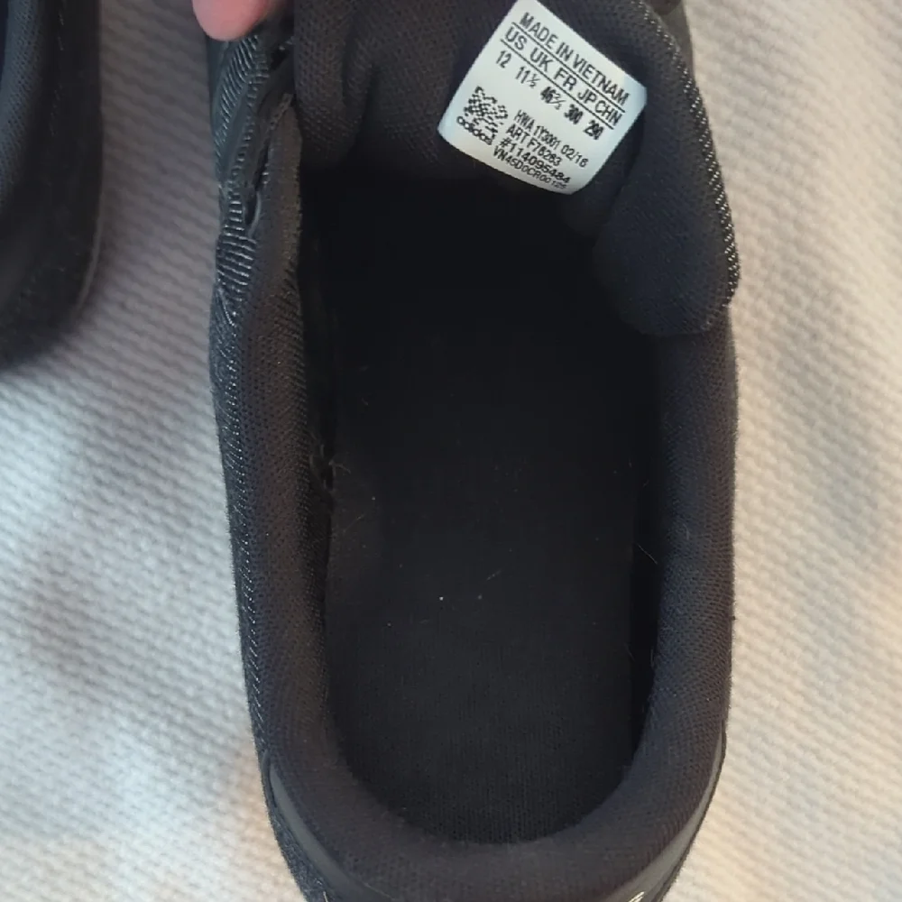 Adidas Black and White Sneakers Classic Low-Top Design